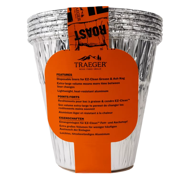 Traeger EZ-Clean Grease & Ash Keg Liner 5 Pack
