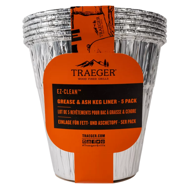 Traeger EZ-Clean Grease & Ash Keg Liner 5 Pack