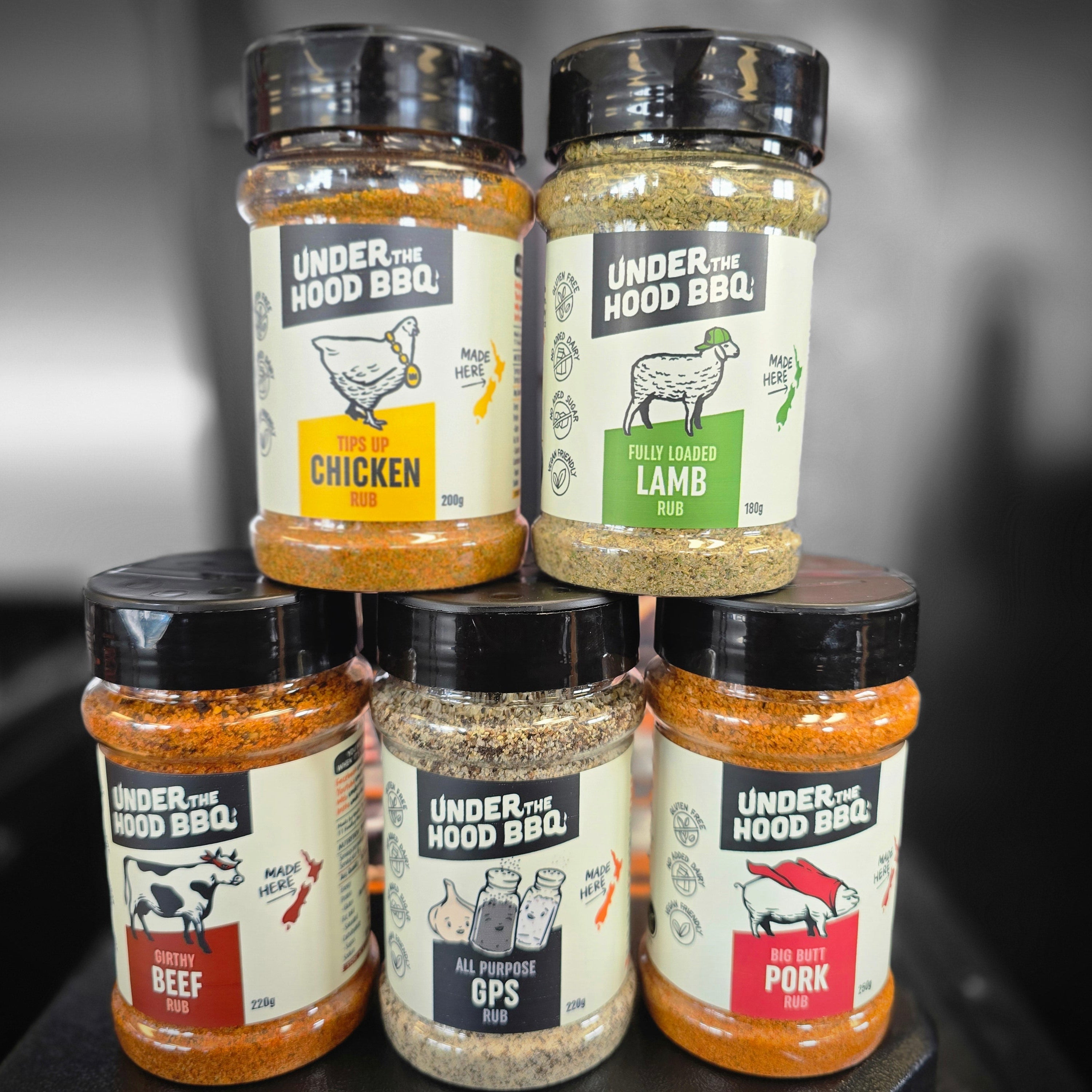 Under the Hood - Rub Selection