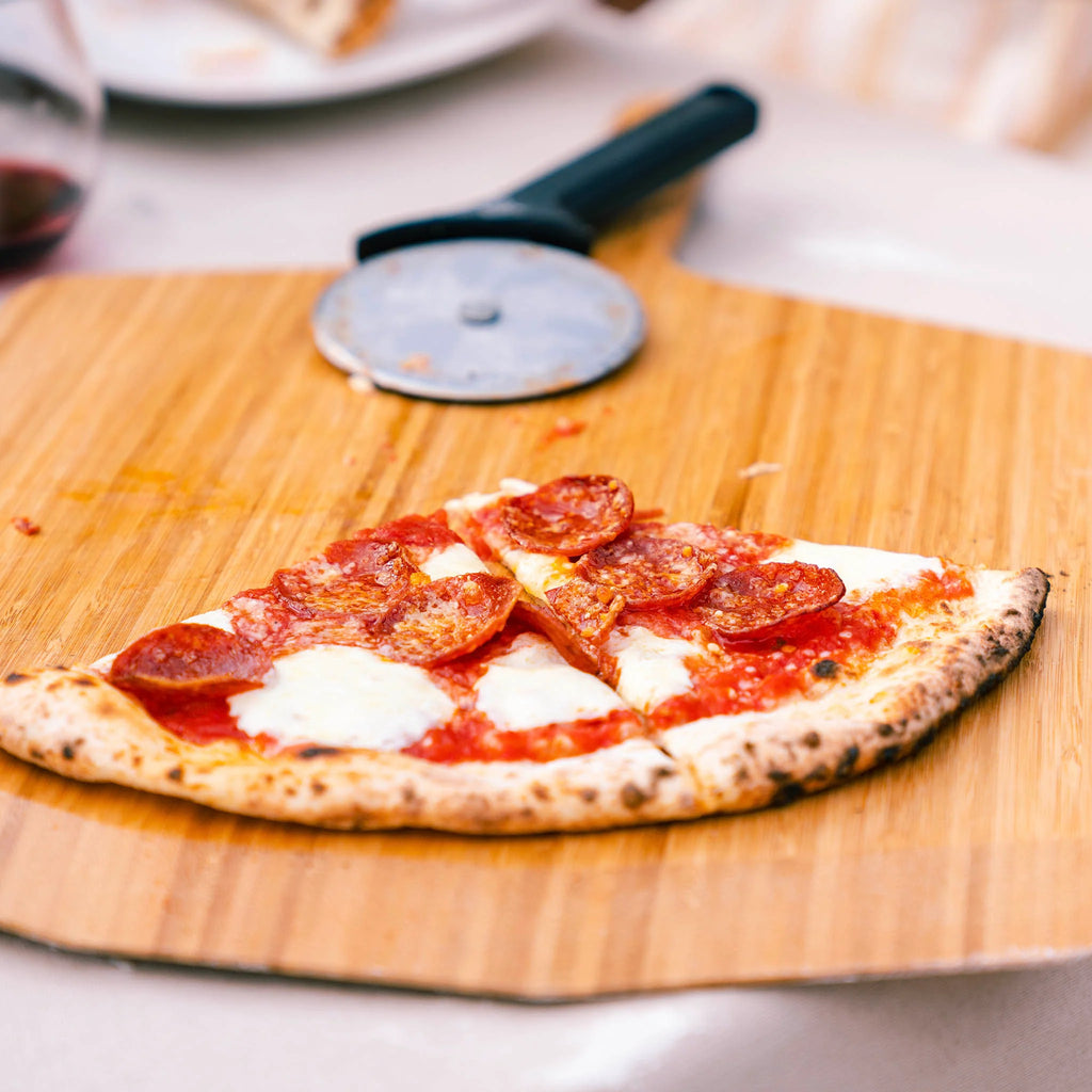 Bamboo Pizza Peel & Serving Board